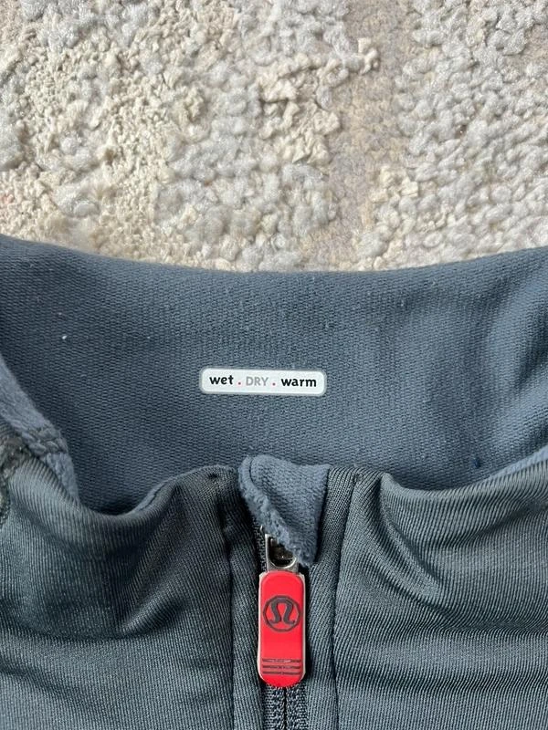 Lululemon Sudadera de Entrenamiento con Cremallera de un Cuarto, Color Gris, Talla L – photo 4